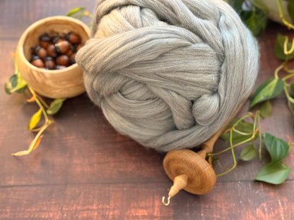 Natural Grey Merino Top