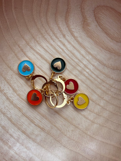 Enamel Stitch Markers